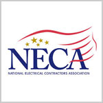 Logo for the NECA, National Electrical Contractors Association