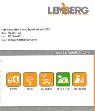 Lemberg business card 2018