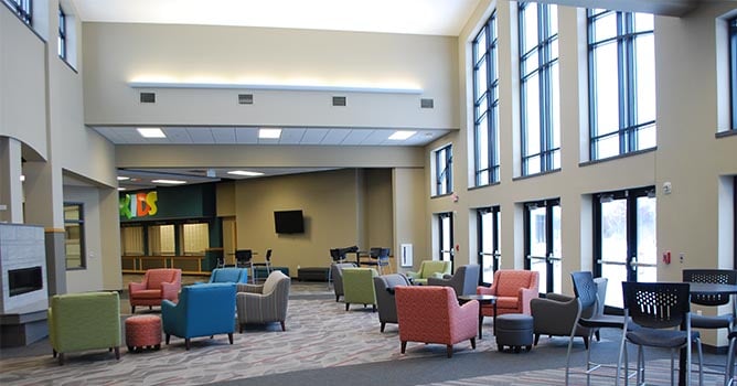 Southbrook Church renovation, lighting & electrical work done by Lemberg Electric Company, Inc.
