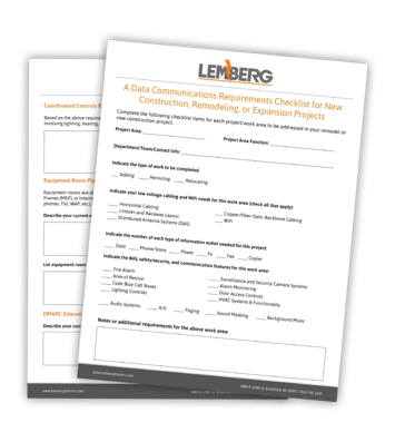 Checklist-DC-requirements