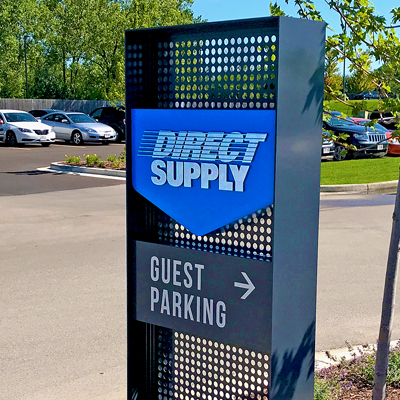 Lemberg-Directional Signage, Direct Supply Campus Lemberg-Directional Signage, Direct Supply Campus