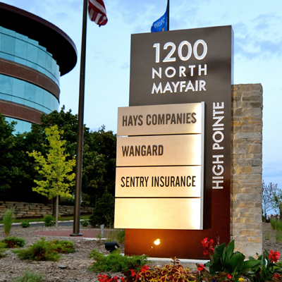 Lemberg-MultiTenant Sign, High Pointe Commercial Building Lemberg-MultiTenant Sign, High Pointe Commercial Building